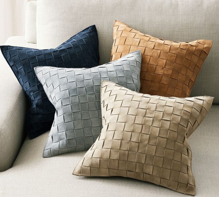 patterned pillow covers, perfect for adding a hint of color in the room